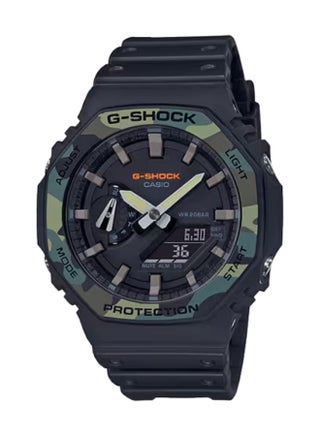 CASIO G-SHOCK GA-2100SU-1AER Utility Style Resin Band, Dial (Utility Color Design), Carbon Core Guard, Shock Resistant, 200m Water Resistance, World Time, Stopwatch, Timer, LED Light